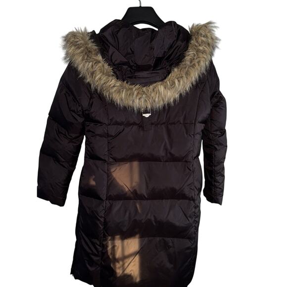 Michael Kors Women's Size Small Down Filled Quilted Puffer Winter Jacket Hooded - Picture 5 of 8